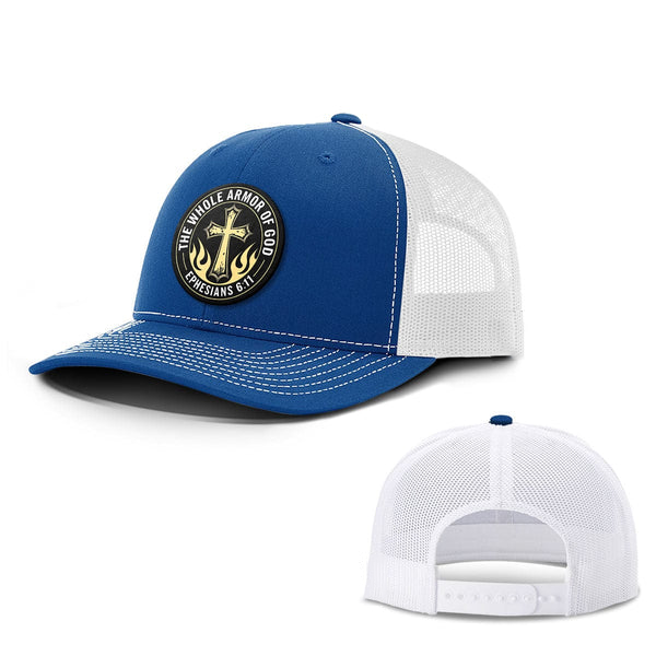 The Whole Armor Of God Circle Patch Hats