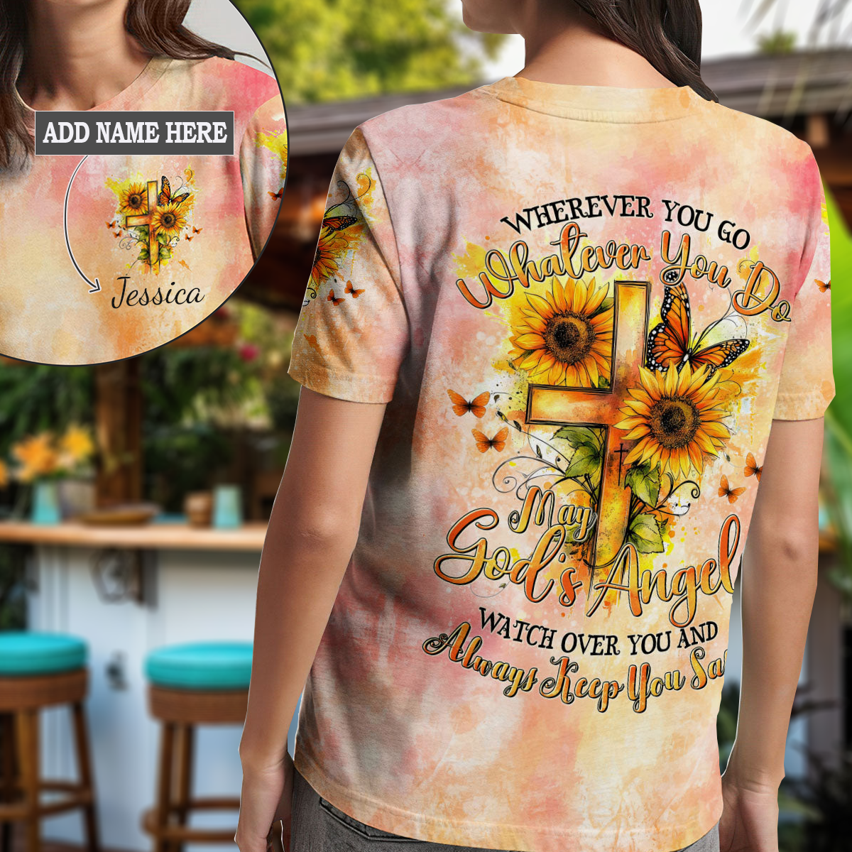 God's Angels Watch Over You T-Shirt