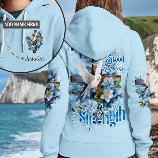 Lord Stood With Me Women's All Over Print Hoodie 1