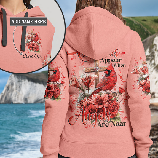 When Cardinals Appear Angels Are Near Hoodie 2