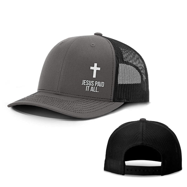 Jesus Paid it All Lower Left Hats