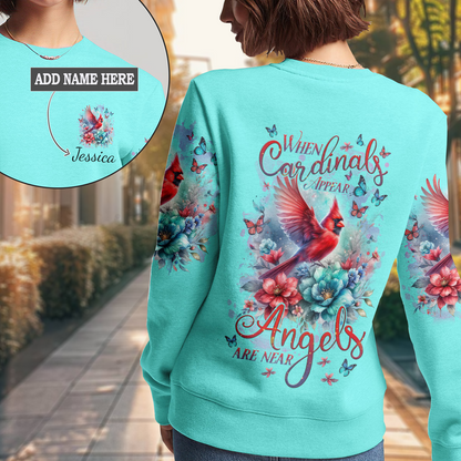 When Cardinals Appear Angels Are Near Sweatshirt 3