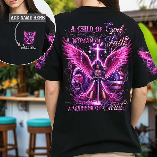 A Child Of God A Woman Of Faith T-Shirt 7