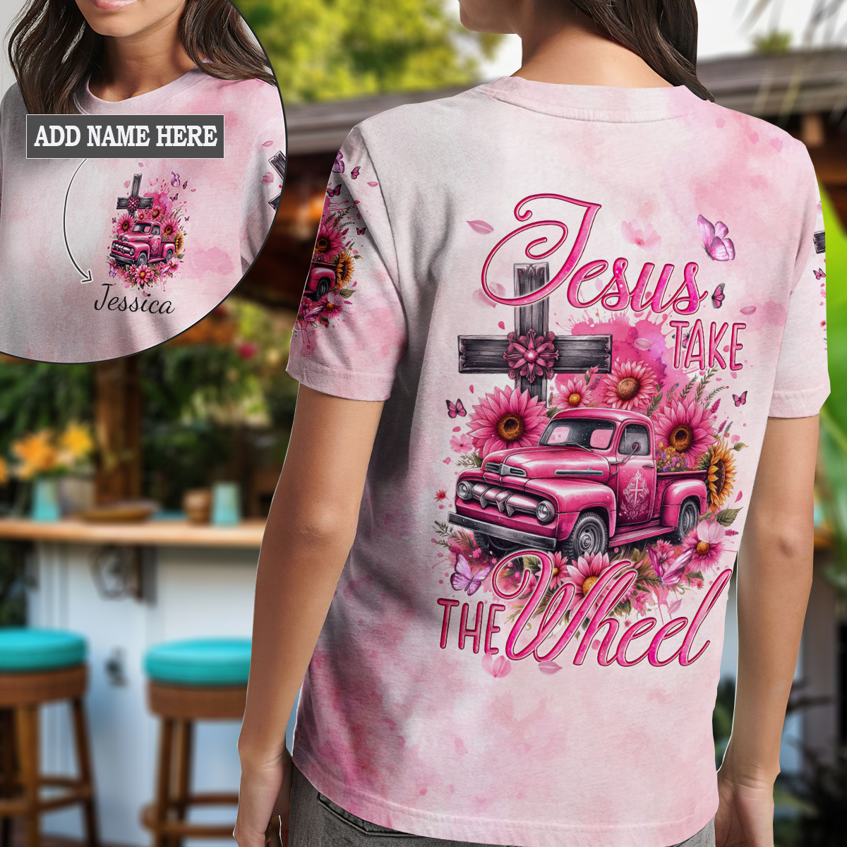 Jesus Take The Wheel T-Shirt 19