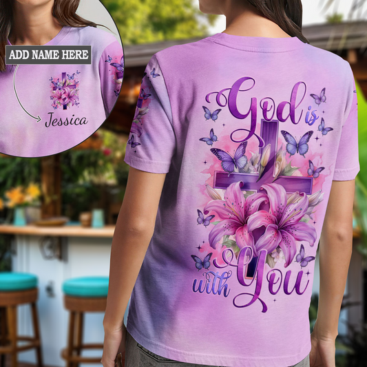 God Is With You Women's All Over Print T-Shirt