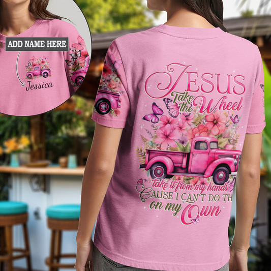 Jesus Take The Wheel T-Shirt 23