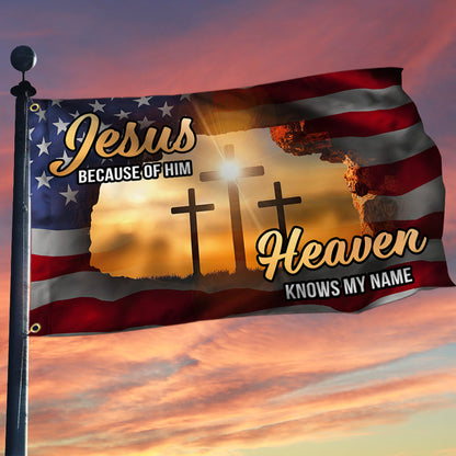 Jesus Flag Resurrection Of Jesus God Grommet Flag