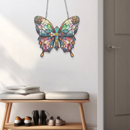 Christian Butterfly Acrylic Suncatcher Hanging