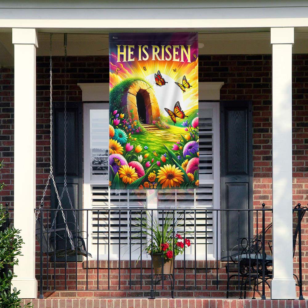 FLAGWIX  Easter Day Resurrection of Jesus He Is Risen Flag