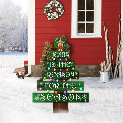 Christmas Metal Sign Jesus Is The Reason For The Season