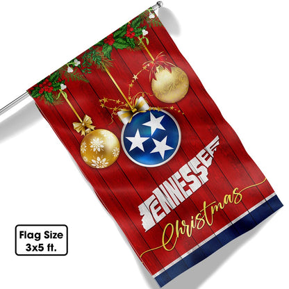 Tennessee Christmas Flag