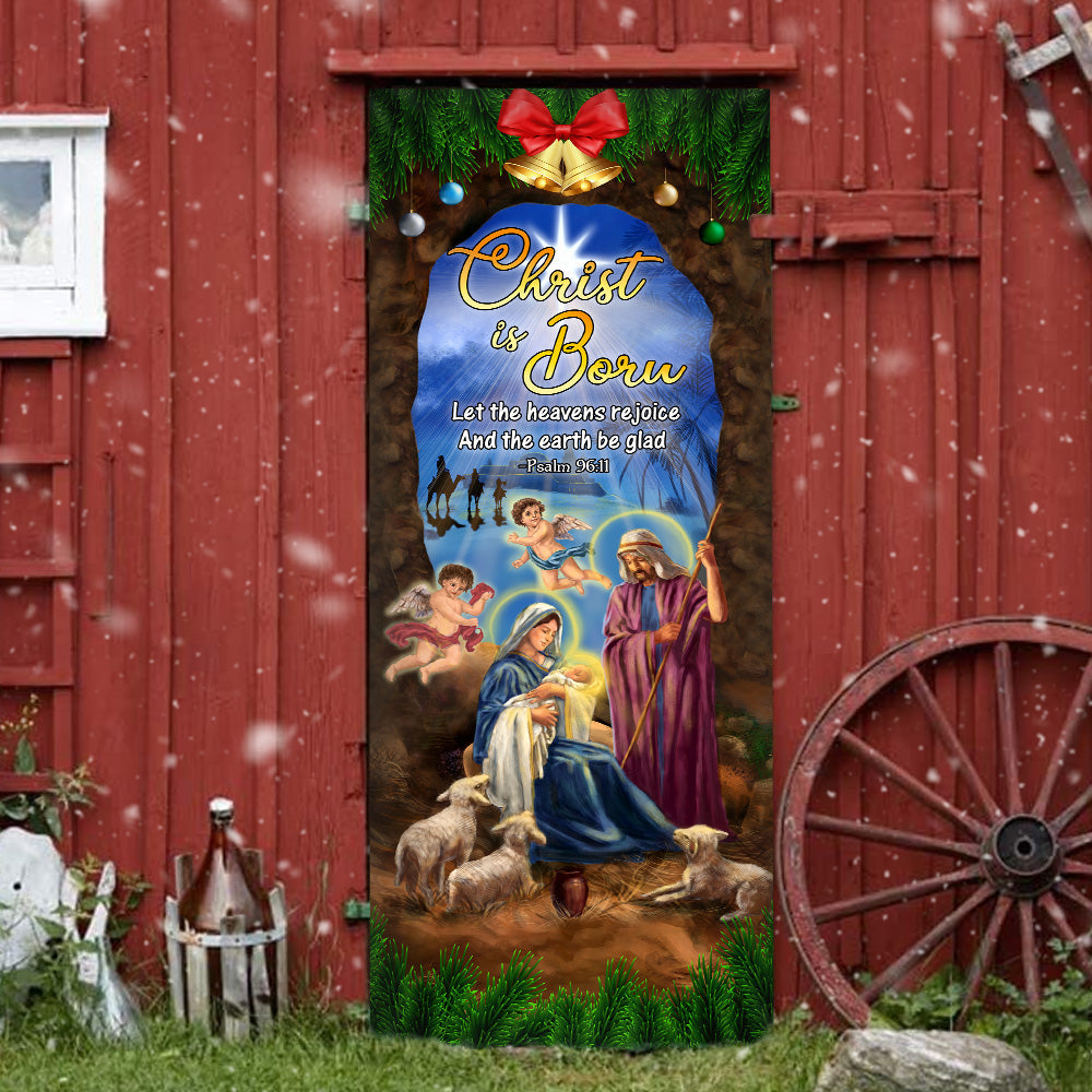 Jesus Christ. Nativity Of Jesus Door Cover