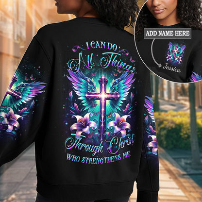 I Can Do All Things Wings Sweatshirt 2