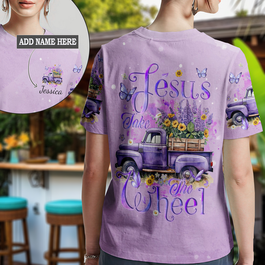 Jesus Take The Wheel T-Shirt 21