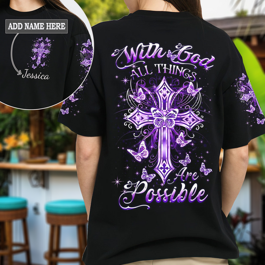 With God All Things Are Possible T-Shirt 3