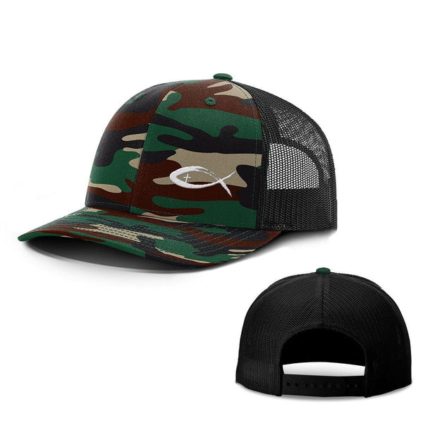 Jesus Fish V2 Lower Left Hats