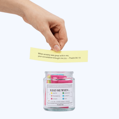 Handmade 90 Days Daily Grace Jar