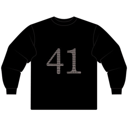 Your 41 Is Coming - Unisex Long Sleeve T-Shirt, Gift for Milestone Birthday, Casual Wear, Celebration Shirt, Christian Inspired Tee