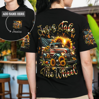 Jesus Take The Wheel T-Shirt 15