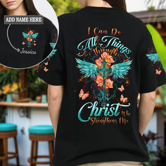 I Can Do All Things Through Christ Women's All Over Print T-Shirt