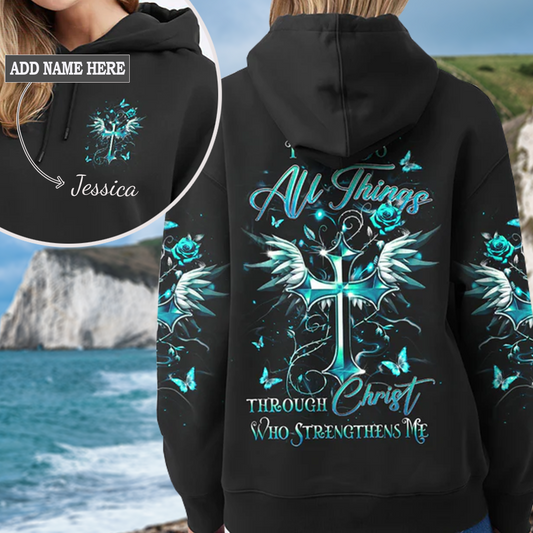 I Can Do All Things Women's All Over Print Hoodie