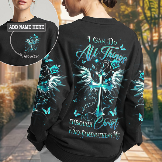 I Can Do All Things Women's All Over Print Sweatshirt