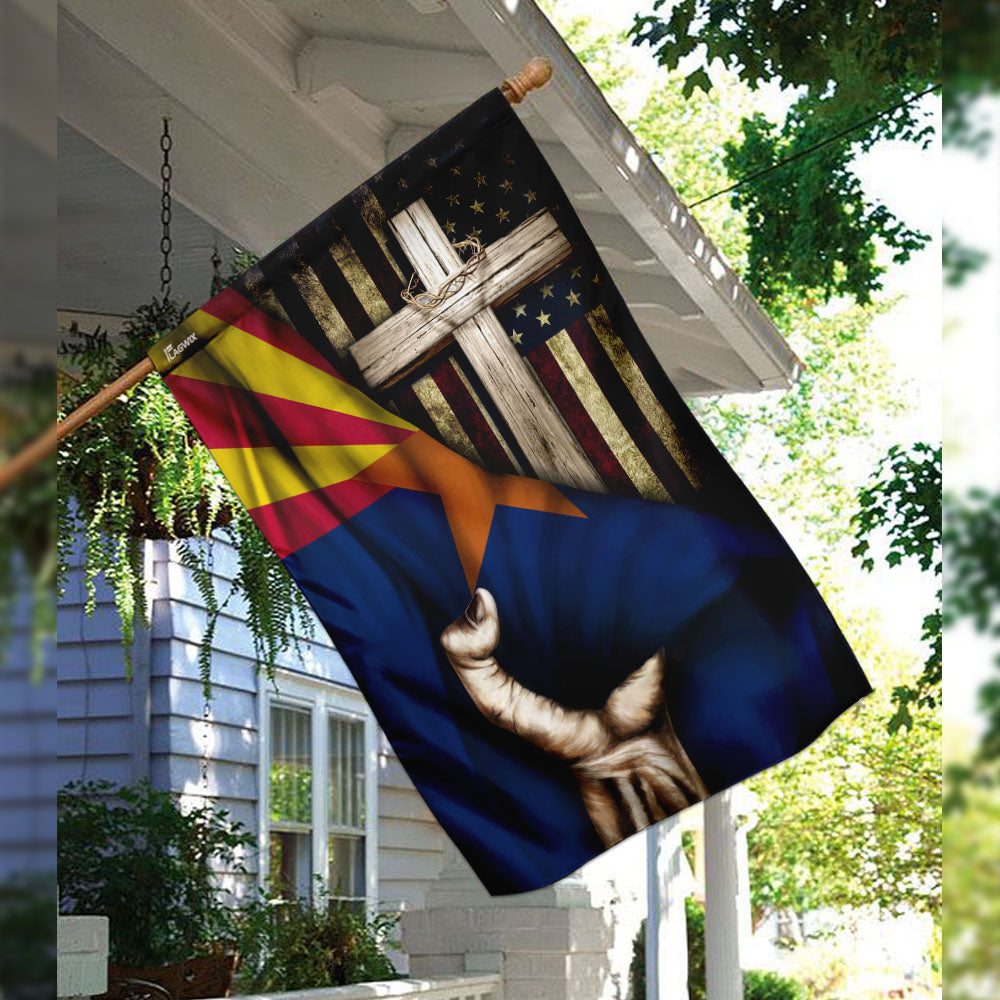 Christian Cross - Arizona Flag
