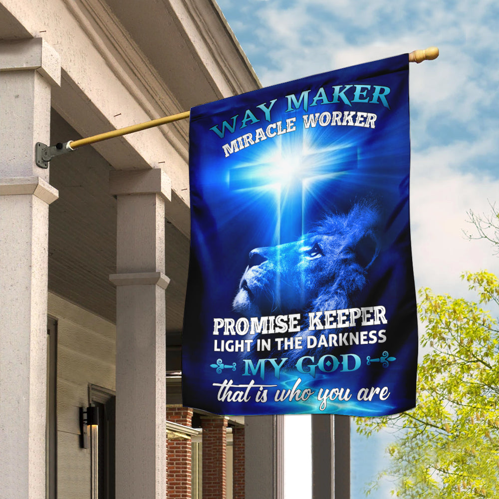 Way Maker Miracle Worker Jesus Christ Flag 3-Day Shipping