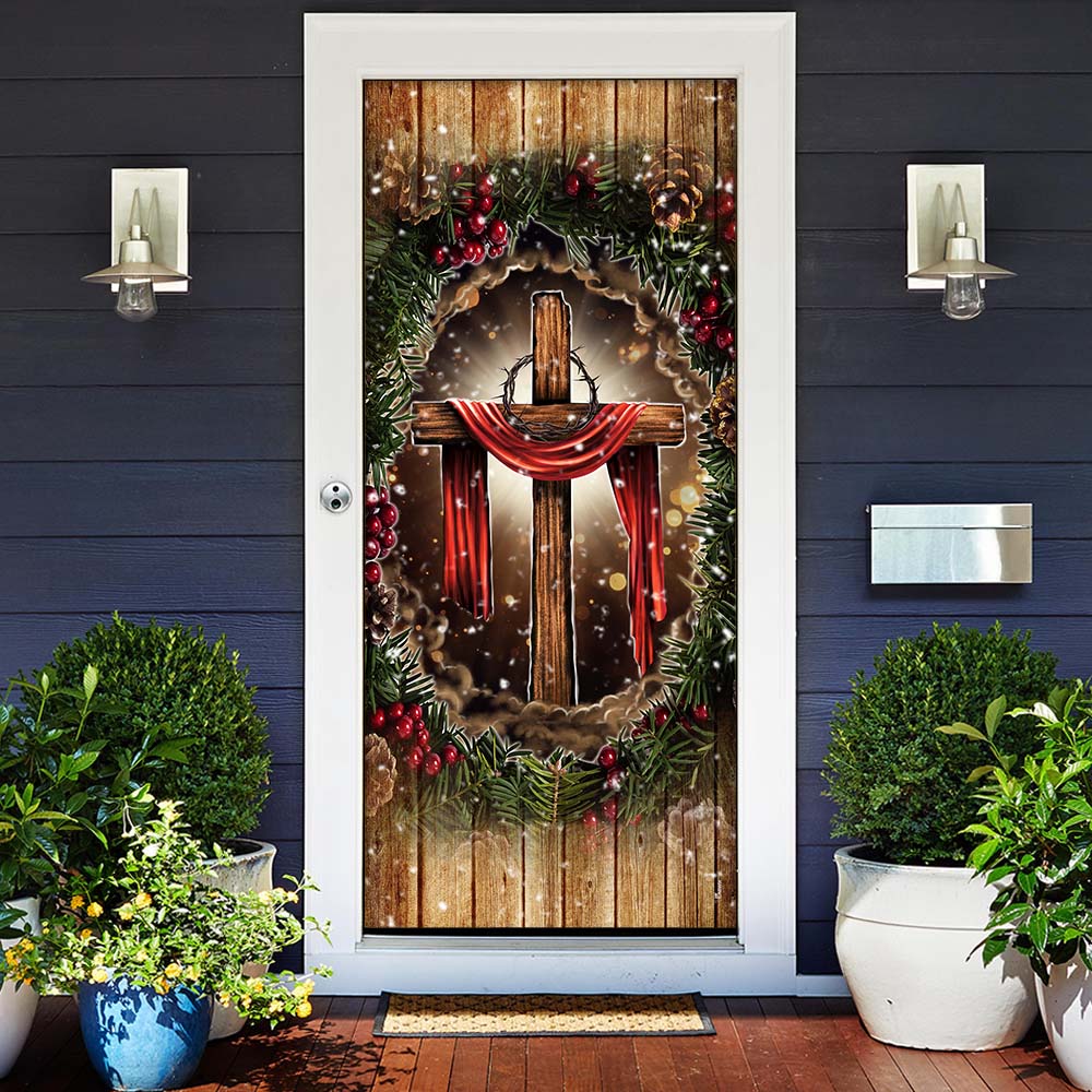 Christian Cross Door Cover