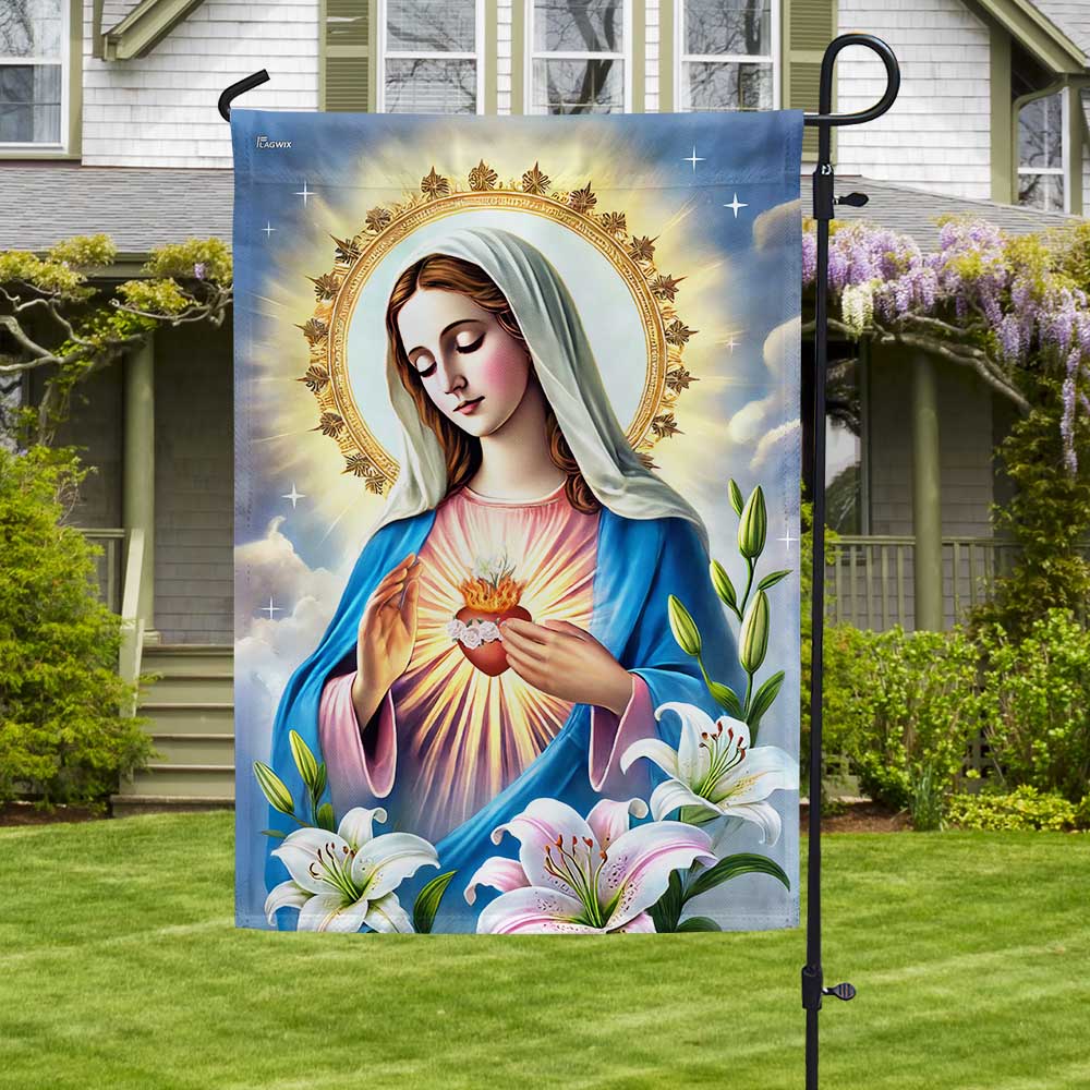 Immaculate Conception Virgin Mary Blessed Virgin Mary Flag