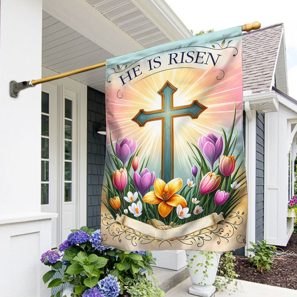 FLAGWIX  Christian Cross Easter Day Flag