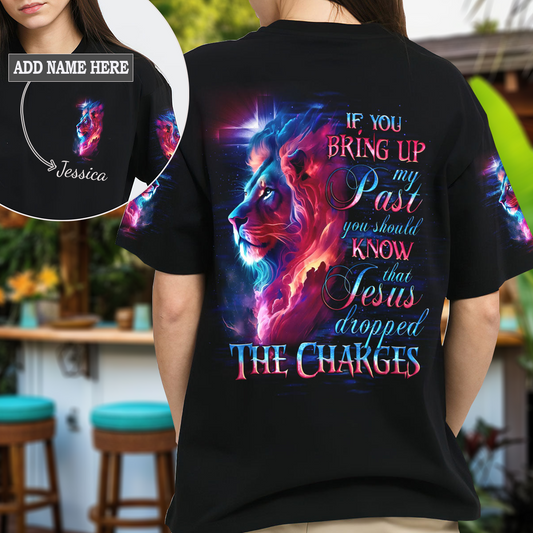 Jesus Dropped The Charges Lion T-Shirt