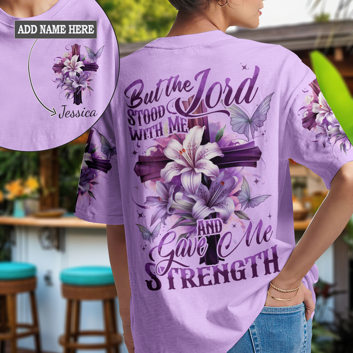 Lord Stood With Me Women's All Over Print Tshirt