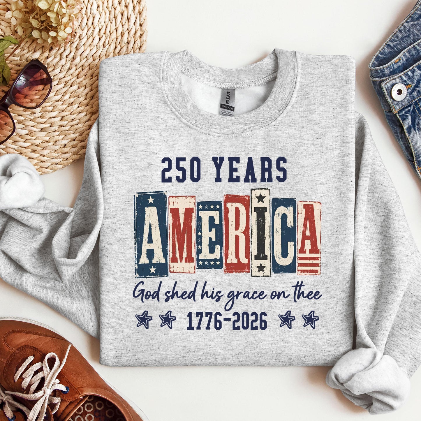 250 Years America God Shed His Grace On Thee 1776 2026 01