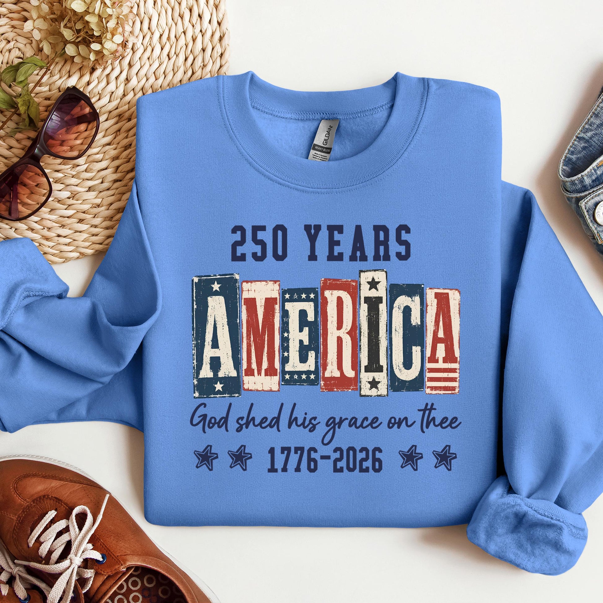 250 Years America God Shed His Grace On Thee 1776 2026 01