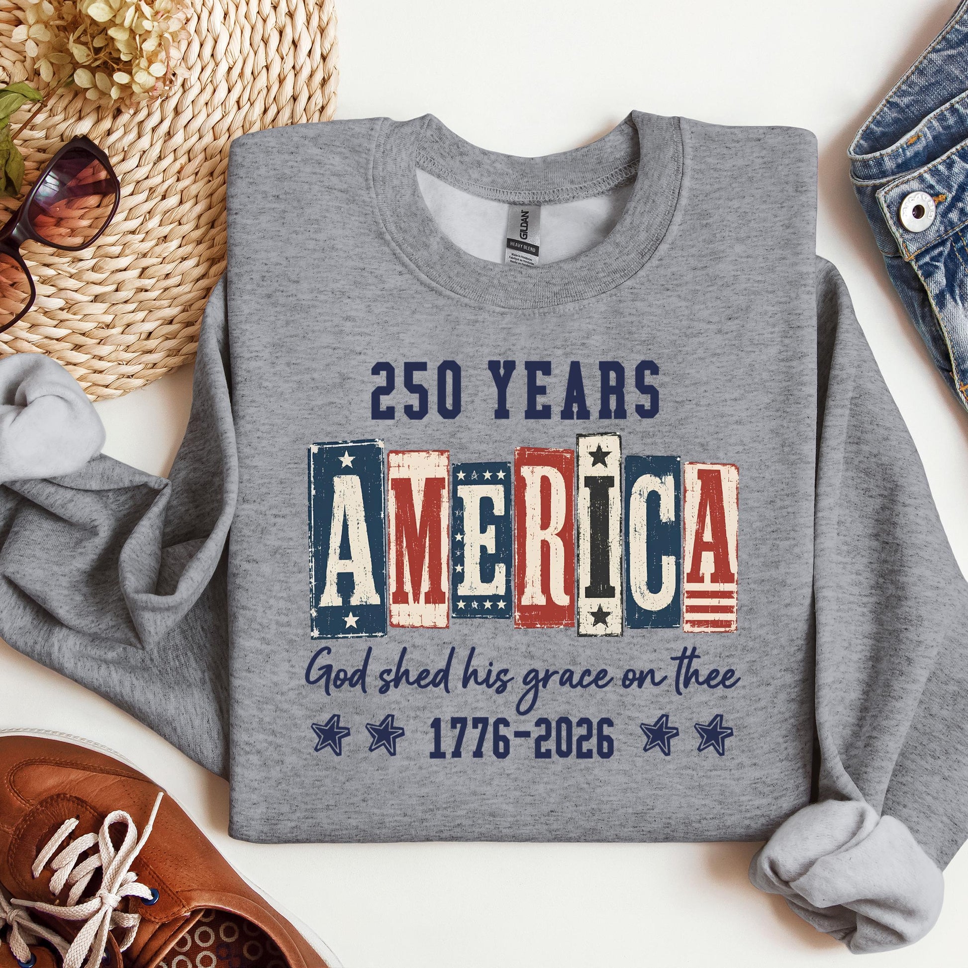 250 Years America God Shed His Grace On Thee 1776 2026 01