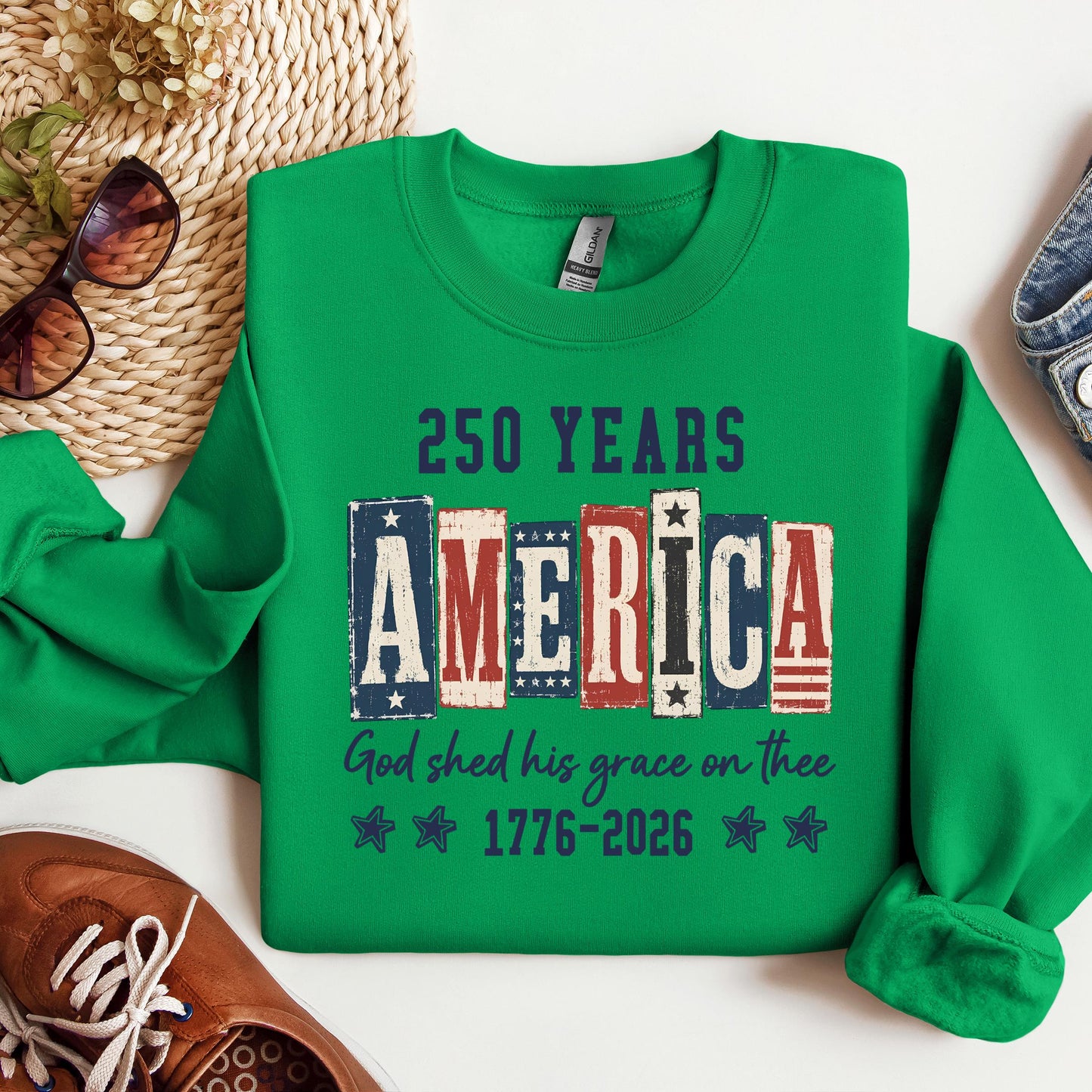 250 Years America God Shed His Grace On Thee 1776 2026 01