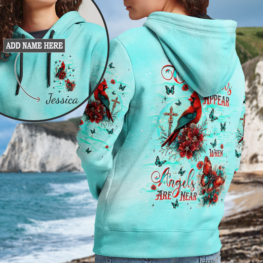 When Cardinals Appear Angels Are Near Hoodie 1