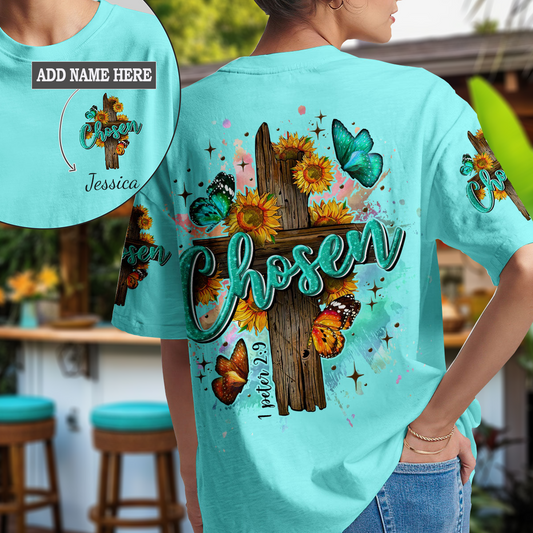 Chosen Cross Sunflower T-Shirt