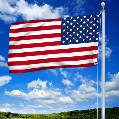 Jesus American Flag Faith Over Fear God Jesus Grommet Flag