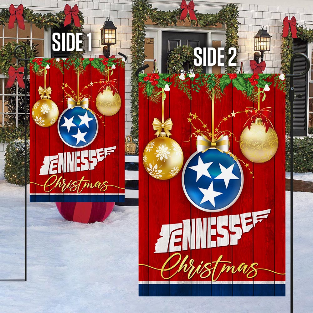 Tennessee Christmas Flag
