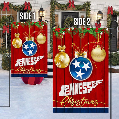 Tennessee Christmas Flag