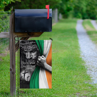 Jesus - Just Have Faith Irish Flag