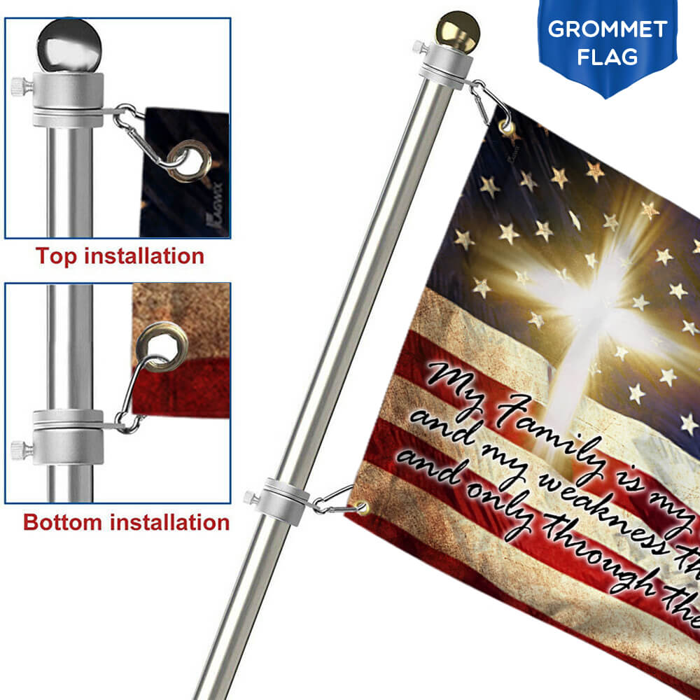 Jesus Family Grommet Flag PN089GF