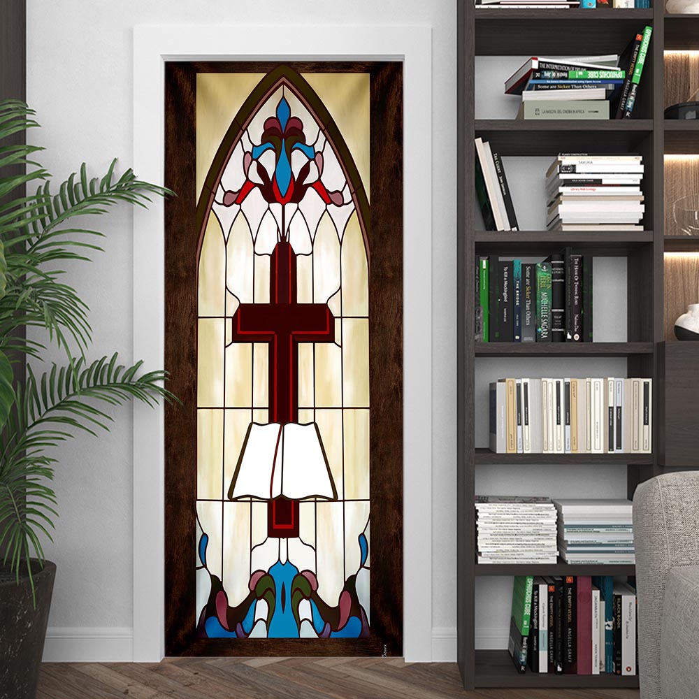 Jesus Christ Cross Door Cover