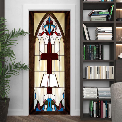 Jesus Christ Cross Door Cover