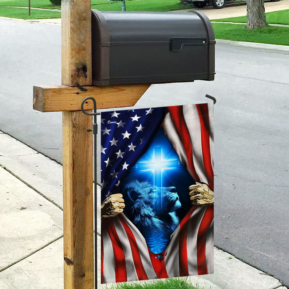Jesus Christ American Flag