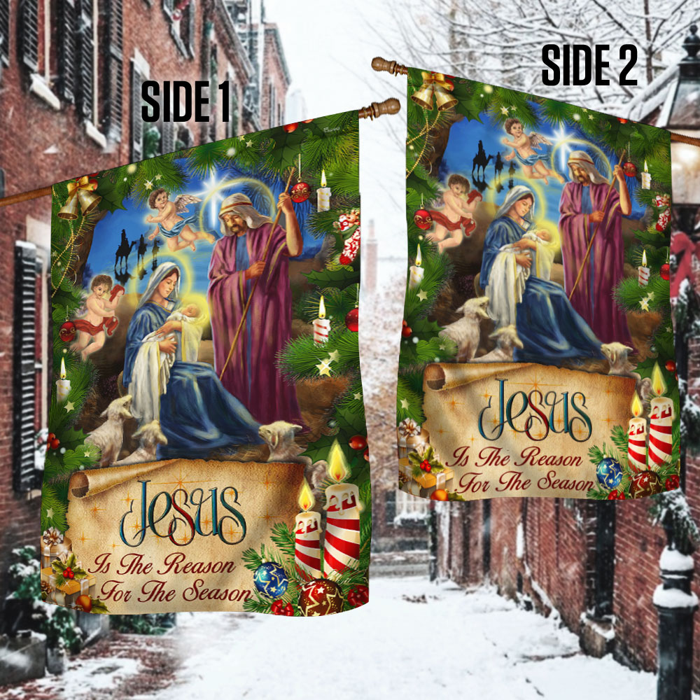 Jesus Flag Nativity Of Jesus Christmas Flag