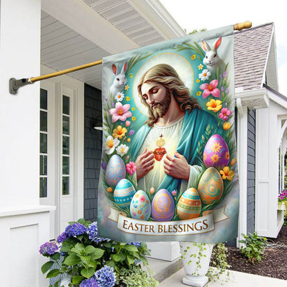 FLAGWIX  Easter Day Jesus Christ Easter Blessings Flag