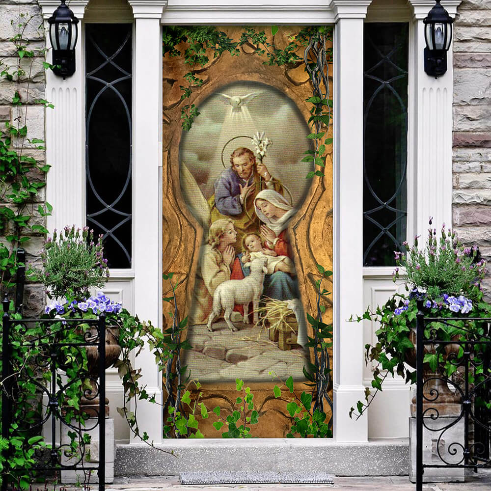 The Key To Happiness Jesus Door Cover